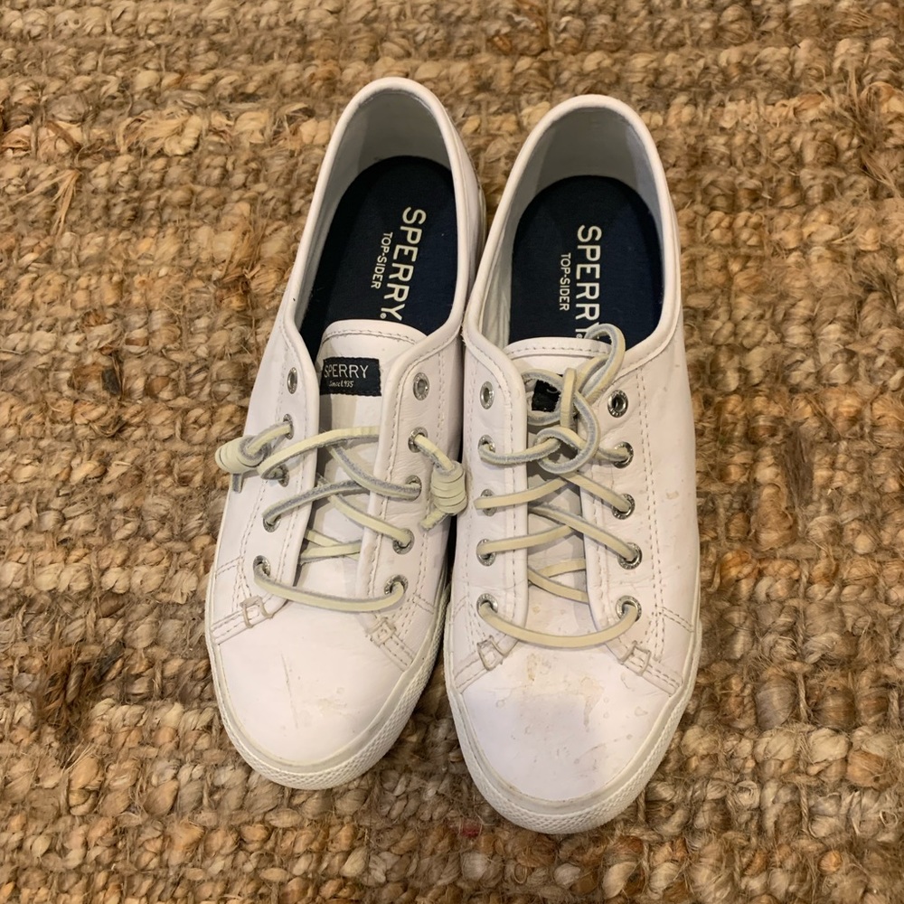 Sperry white sneakers